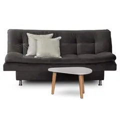 KAIU HOME - COMBO SOFA CAMA PLUS MESA + 2 COJINES GRIS