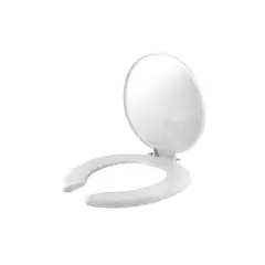 TOOLCRAFT - Asiento Para Sanitario Abierto Blanco Yarden Polipropileno
