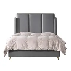 KAIU HOME - COMBO PARIS BASE+CAB+COLCHON 200 C/SINTET GRIS