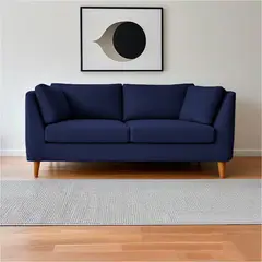 HIGH CLASS - Sofa Gales Tres 3 Puestos Azul Indigo