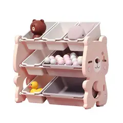 ENFANT'ASY - Organizador De Juguetes Multiuso 3 Niveles Estante Plastico