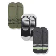 MR HAPPY - Media Calcetín Invisible Mrhappy Hombre Pack x 3 Pares