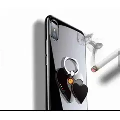 GENERICO - Encendedor eléctrico en forma de anillo para celular o usar normal