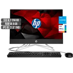 HP - TODO EN UNO INTEL CORE I5-1135G7 DISCO SSD 256GB RAM 8GB LED 21,5 FULL HD