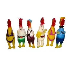 HALLY PET - Juguete Gallina Plástica Chillón Grande