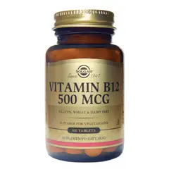 SOLGAR - Vitamina B12 500mcg X 100 Tabletas