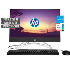 HP - TODO EN UNO INTEL CORE I5-1135G7 DISCO SSD 256GB RAM 12GB LED 21,5 FULL HD