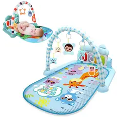 MULTIPLACE COLOMBIA - Gimnasio para bebes 14 sonidos importado Azul
