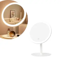 SPORT GLOBAL - Espejo con luz led recargable para maquillaje 3 en 1
