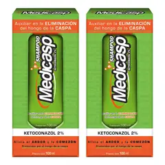 LOMECAN - Oferta Medicasp Shampoo Capilar Anticaspa Ketoconazol X 2Und