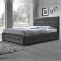 KAIU HOME - COMBO ARMONY 140X190 BASE+COLCHON+CABEC GRIS