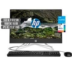 HP - TODO EN UNO INTEL CORE I5-1135G7 DISCO SSD 512GB RAM 16GB LED 21,5 FULL HD