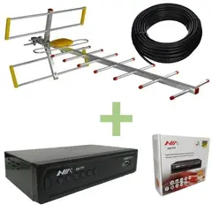 NIA - Decodificador MAS antena aérea exterior tdt colombia ec