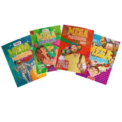 BOOKS - Super Combo De Mega Sopas De Letras 150 Paginas x 4 unidades