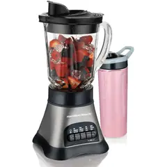 HAMILTON BEACH - Licuadora Trituradora con Vaso Individual 700w