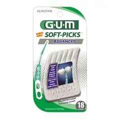 GUM - Soft Picks Advanced Palillos Interdentales X 18und
