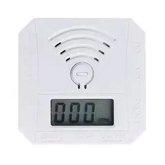 GENERICO - Sensor Detector De Monoxido De Carbono Con Indicador Alarma