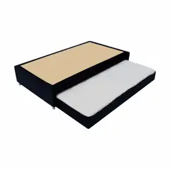 PRODESCANSO - Base cama nido semidoble - 120 x 190 - negro -
