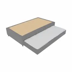 PRODESCANSO - Base cama nido doble - 140 x 190 - GRIS -