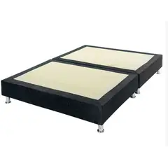 PRODESCANSO - Base cama dividida - 120 x 190 - semidoble - negro