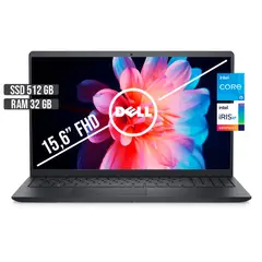 DELL - PORTATIL INTEL CORE I5-1135G7 SSD 512GB RAM 32GB LED 156 FHD