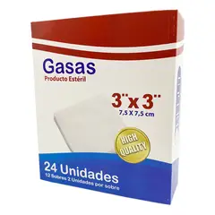 BEGUT - Gasa Esteril 3x3 Pulgadas X 24und