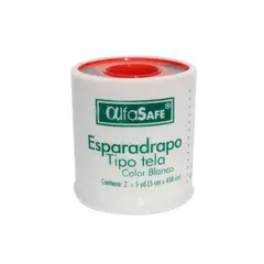 ALFA SAFE - Esparadrapo Alfasafe Blanco 2 X 5 Yd