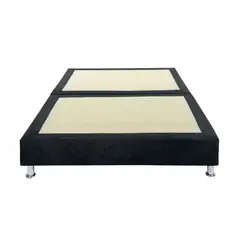 PRODESCANSO - Base cama dividida - 140 x 190 - doble - negro
