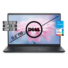DELL - INSPIRON 15 INTEL CORE I5-1135G7 SSD 256GB + HDD 1TB RAM 12GB LED 15.6" FHD