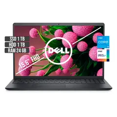 DELL - INSPIRON 15 INTEL CORE I5-1135G7 SSD 1TB + HDD 1TB RAM 24GB LED 15.6" FHD