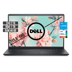 DELL - Portátil Inspiron 15 Intel Core I5 2TB+1TB 40GB RAM