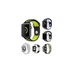 GENERICO - Manilla deportiva en silicona compatible con AppIe watch 42-44mm
