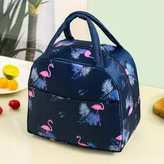 IKSA - Lonchera Térmica Portátil Con Bolsillo y Diseño de Animales_.