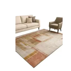 AMERICO SHOP - Tapete Decorativo Moderno 150x200 cm Diseño Elegante Color Salmon