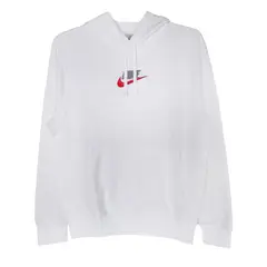 NIKE - Hoodie Club Lbr Portswear-Blanco