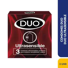 GENERICO - Condon Duo Ultrasensible X 3und