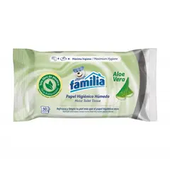 FAMILIA - Papel Higienico Humedo Aloe Vera X 100und