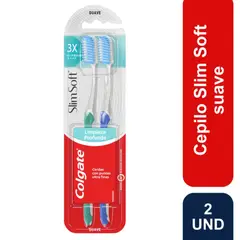 COLGATE - Cepillo de Dientes Slim Soft Suave x2und