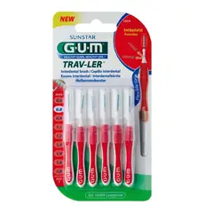 GUM - Cepillo Interdental Trav-ler 1314 0.8mm X 6und