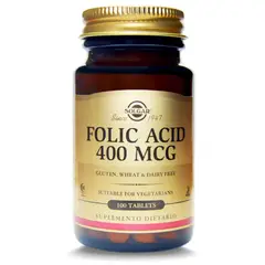 SOLGAR - Folic Acid 400mg X 100 Tabletas