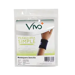 VIVO - Vivo+m Muñequera Simple Negra
