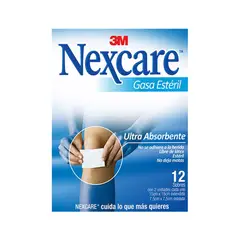 NEXCARE - Gasa Esteril 15cm X 15cm X 12und