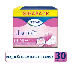TENA - Toalla Mujer Mini Con Alas X 30und
