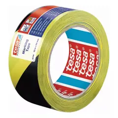 TESA - Cinta Adhesiva Señalización Amarilla 33m X 5cm 60760