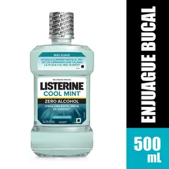 LISTERINE - Enjuague Bucal Zero Menta Suave X 500ml