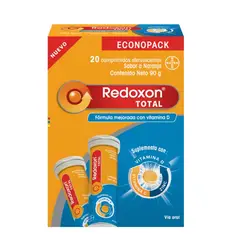 REDOXON - Total Vitaminas C,d + Zinc X 20 Tabletas