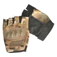 GENERICO - Guantes Medio Dedo Moto Ciclismo Deportes Al Aire Libre