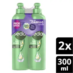 SEDAL - Crema Para Peinar Rizos Definidos X 2und X 300ml