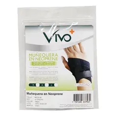 VIVO - Muñequera En Neoprene Md Negra