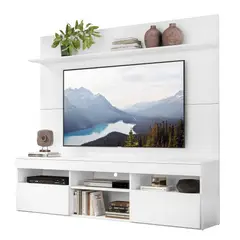AKIVOY - Rack con Panel Madrid de 65¨ Retro Color Blanco
